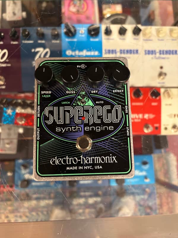 Electro-Harmonix Superego Synth Engine 2012 - Present - Black / Purple / Green image 1