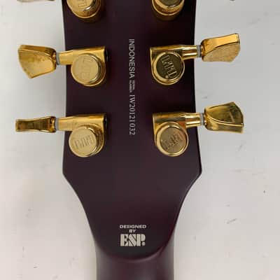 ESP LTD EC-1000T CTM See Thru Black Cherry FM Electric Guitar B-Stock image 15