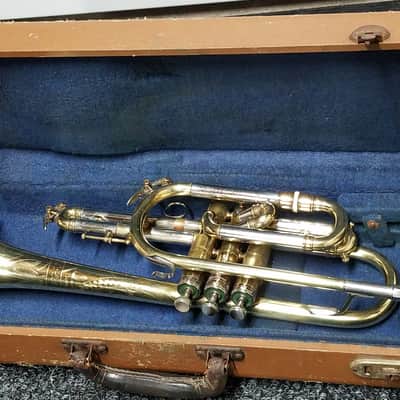 Ek blessing super artist Cornet Late 1930s Brass/nickel image 1