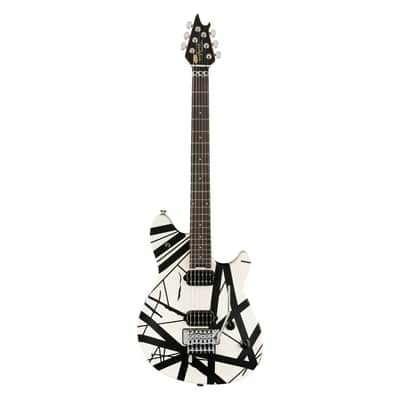 EVH Wolfgang Special Striped Electric Guitar - Black and White image 1