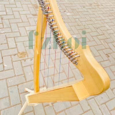 22 String Fullsicle Lightweight Celtic Lever Harp Handmade Folk Instruments image 7