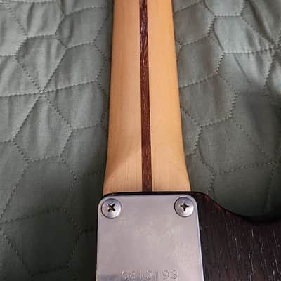 1981 Ibanez Blazer  string thru Brown with gigbag image 17