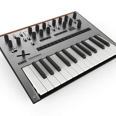 KORG monologue Monophonic Analog Synthesizer - Silver - Certified B-Stock
