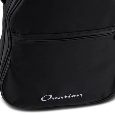 Ovation .OV213.100 Guitar Gig Bag Super Shallow w/Ovation Logo - Black image 10