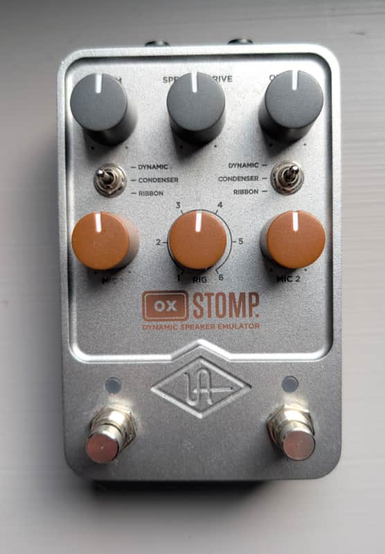 Universal Audio OX Stomp Dynamic Speaker Emulator 2023 - Present - Silver image 1