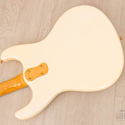 2000s Mosrite Ventures Model Super Custom '65 Pearl White w/ Gold Hardware, Vibramute & Case, Japan Kurokumo image 15