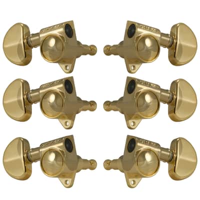 Grover Rotomatic 102-18G Series 3x3 Gold Tuning Machines image 1