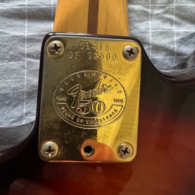 Fender 50th Anniversary American Standard Stratocaster 1996 Antique Burst #1416/2500 USA image 5