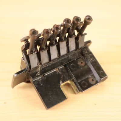 Vintage RARE Carvin Branded Stamped Kahler Steeler Tremolo Black Bridge image 6