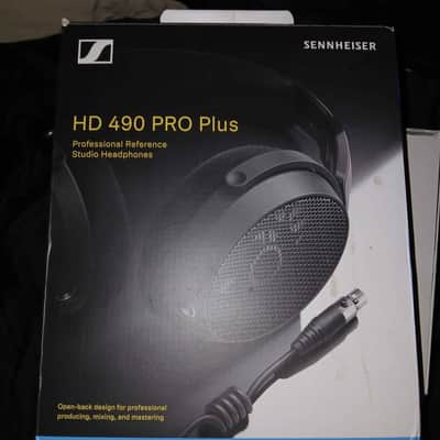 Sennheiser HD 490 Pro Plus Open-Back Studio Headphones 2024 - Present - Black image 4