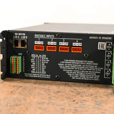QSC CXD4.3Q 4-Channel Network Amplifier CG01QK2 image 9
