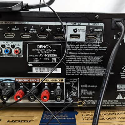 Denon AVR-S950H Receiver, 7.2 Channel (185W X 7) - 4K Ultra HD Home Theater w/ Box & Accessories image 11