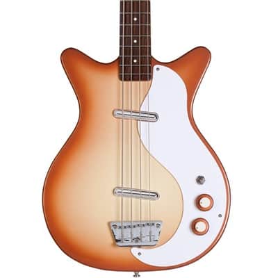 Danelectro'59 Dc Long Scale Bass Copperburst New, D59DCBASS-CPR image 1