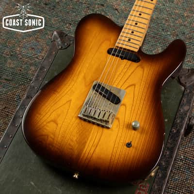 1992 Fernandes TE-85 Telecaster Active Pickups made in Japan Rare Brown Burst Finish image 7