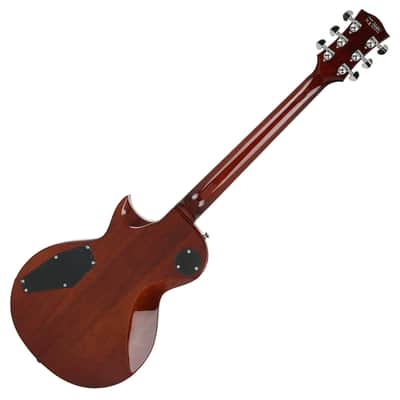 Swing MLP-100 Single Cutaway Electric Guitar Tiger Eye Flame Maple Top HH Bild 2