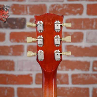 Gibson Les Paul Deluxe Plain Maple Top Sunburst 1973 w/Hard Shell Case (Refret) image 10