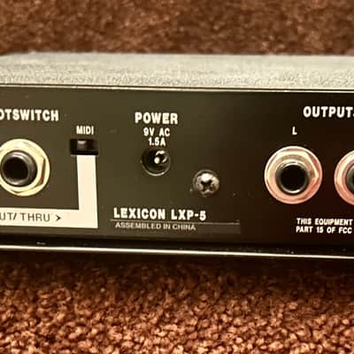 Vintage Lexicon LXP-1 and LXP-5 Multi Effects Processors image 7