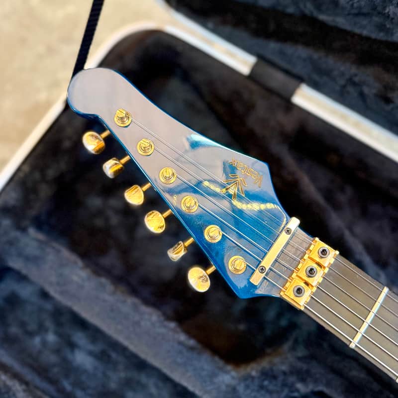 Vestax GV II Superstrato 1990's - Ocean trans blue original