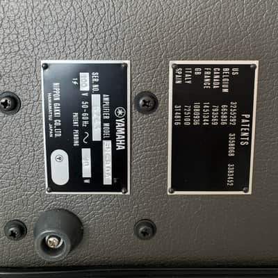 Yamaha EM-90A - Mixer Drum Machine Spring Reverb - 1970s - Blue / Silver image 10
