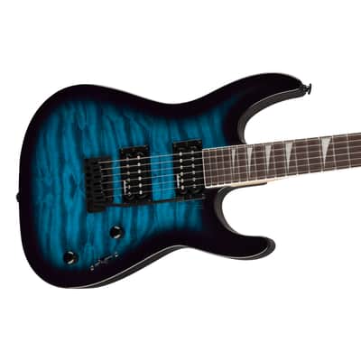 Jackson JS Series JS20 DKQ 2PT Transparent Blue Burst - Electric Guitar image 4