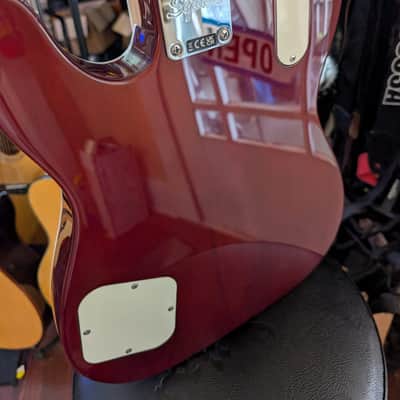 Squier Paranormal Troublemaker Telecaster Deluxe with Bigsby Electric Guitar - Honey Sunburst image 5