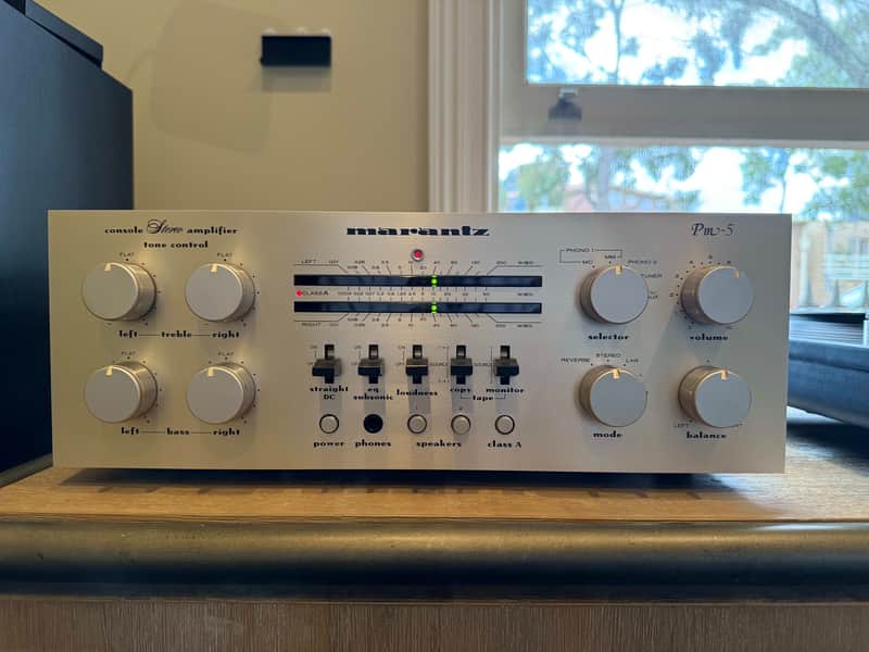 **MINT CONDITION & SERVICED** Marantz PM-5 Stereo Control Amplifier image 1