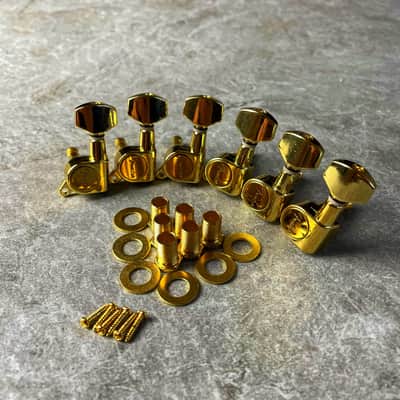 Fender Tuners for Stratocaster-Telecaster gold Left hand image 6