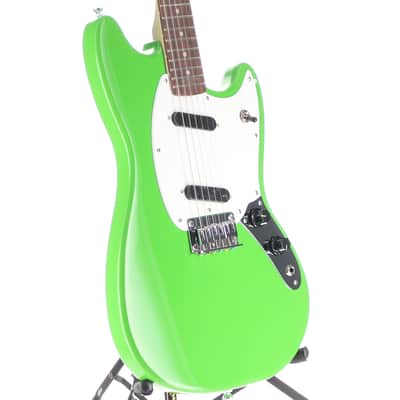 Immagine Squier Sonic Mustang, Lime Green, White Pickguard, Professional Setup (RP) - 3