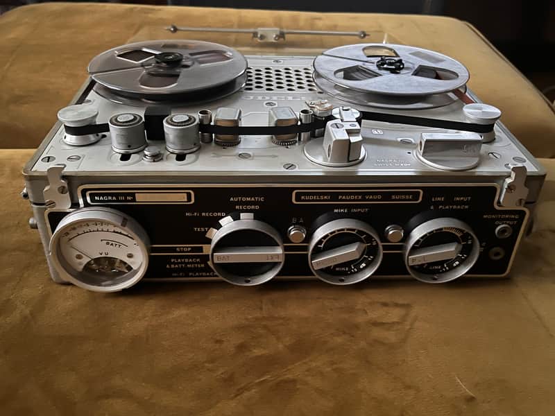 Vintage Nagra III Portable Mono Tape Recorder image 1
