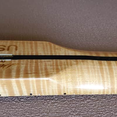 Roasted 5A flame maple neck image 3