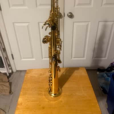 Yamaha YSS-475II Intermediate Soprano Saxophone 2010s - Lacquered Brass image 2