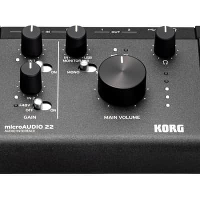 Korg microAUDIO 22 USB Audio Interface image 2