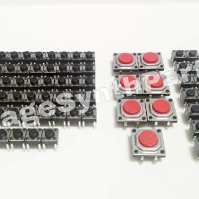 AKAI MPC-4000 - Full set of 77 panel switches - NEW Microswitch Sampler Mpc4000