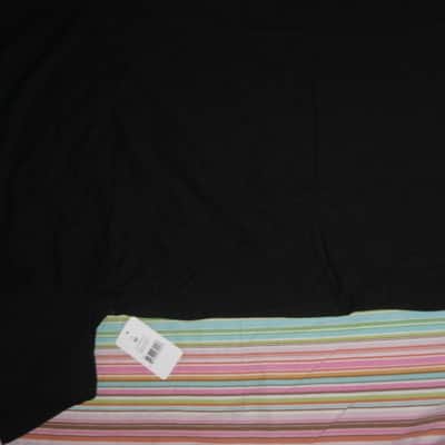 new (old stock) A+ shape with paper hang-tag & clear plastic packaging genuine Fender American Original Whammy Short Sleeve T-Shirt, Size Medium (M), part # (p/n): 9123013025, SHIRT: Black 100% Cotton / GRAPHIC: White, Gray, Silver image 16