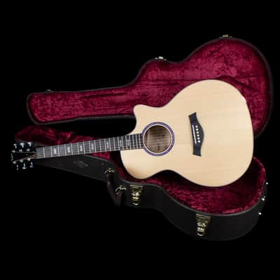 Taylor Custom Shop GA Grand Auditorium Acoustic Electric Guitar 2019 Blue/Purple Over Teal image 3