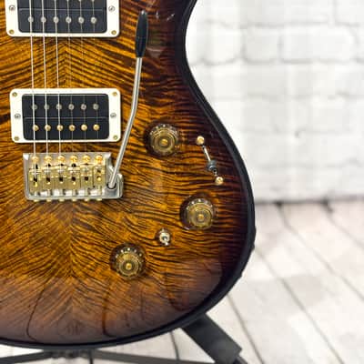 PRS Custom 24 Piezo 10-Top Black Gold Burst 2024 image 3