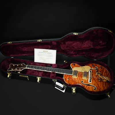 Gretsch Limited Edition Falcon Center Block Jr. w/ Bigsby & Quilted Maple- Roundup Orange 2025 (JT25030792) image 5