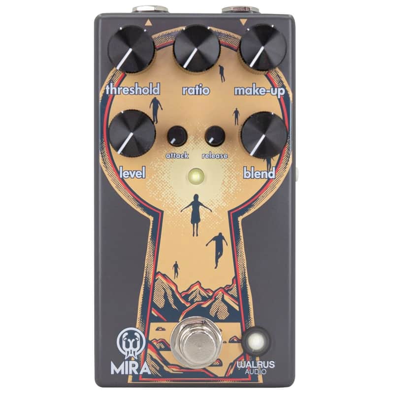 Walrus Audio Mira Optical Compressor 2022 - 2023 - Smoky Grey / Keyhole Graphic image 1