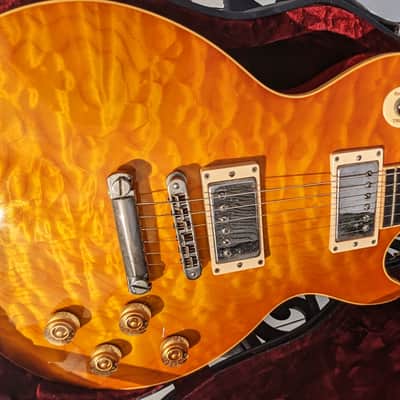 2002 Gibson Custom Shop Les Paul Elegant - AAAA - Amber Quilt Top - 7lbs - 12oz image 6