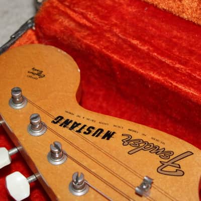 1965 Fender Mustang - Olympic White - Original - OHSC image 6