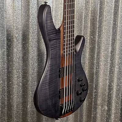 Schecter Charles Berthoud CB-5 See Through Black Satin EMG 5 String Bass #2510 image 5