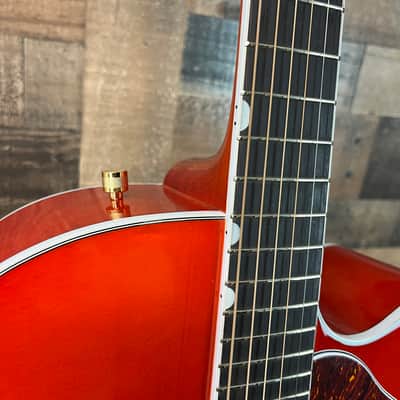 Gretsch G5022CE Rancher Jumbo Cutaway - Savannah Sunset 2025 - Savannah Sunset, Free Ship 901 image 7