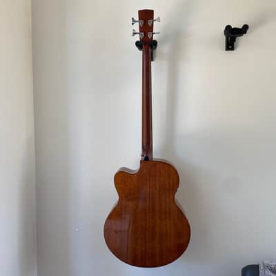 Cort AB850F - Acoustic Electric 4 String Bass, Natural with Matching Gig Bag image 5