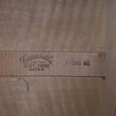 1975 Vintage Takamine F-365MS Jumbo Acoustic Guitar - Solid Spruce/Maple image 7