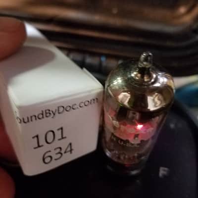 Amperex 6922 tNOS AT1000 TESTED Vacuum Tube PQ Premium Quality USA Gold Pins E88CC dual triode 1960-1966 image 4