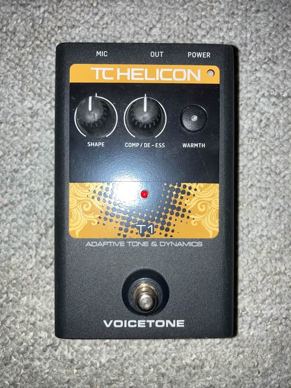 TC Helicon VoiceTone T1 (compressor & eq) 2011 - 2021 - Black image 1