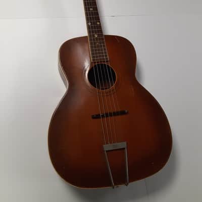 Rare 1930's Slingerland May Bell - Archtop Round Sound Hole Guitar image 2