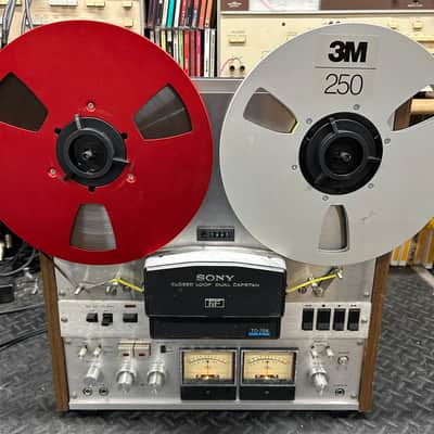 Sony TC-756 high speed 1/4 track Reel to Reel tape deck. SERVICED! image 1