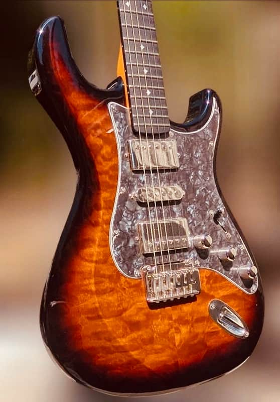 β24 Dean Zelinsky | Tagliare ATW | Walnut Quilt Burst | OHSC | Boutique, USA πΊπΈ image 1