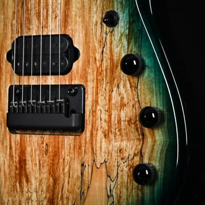 Ernie Ball Music Man JP15 Emerald Glow Roasted/Figured Maple Neck *Miami Guitar Exclusive* 2025 (H06299) image 10
